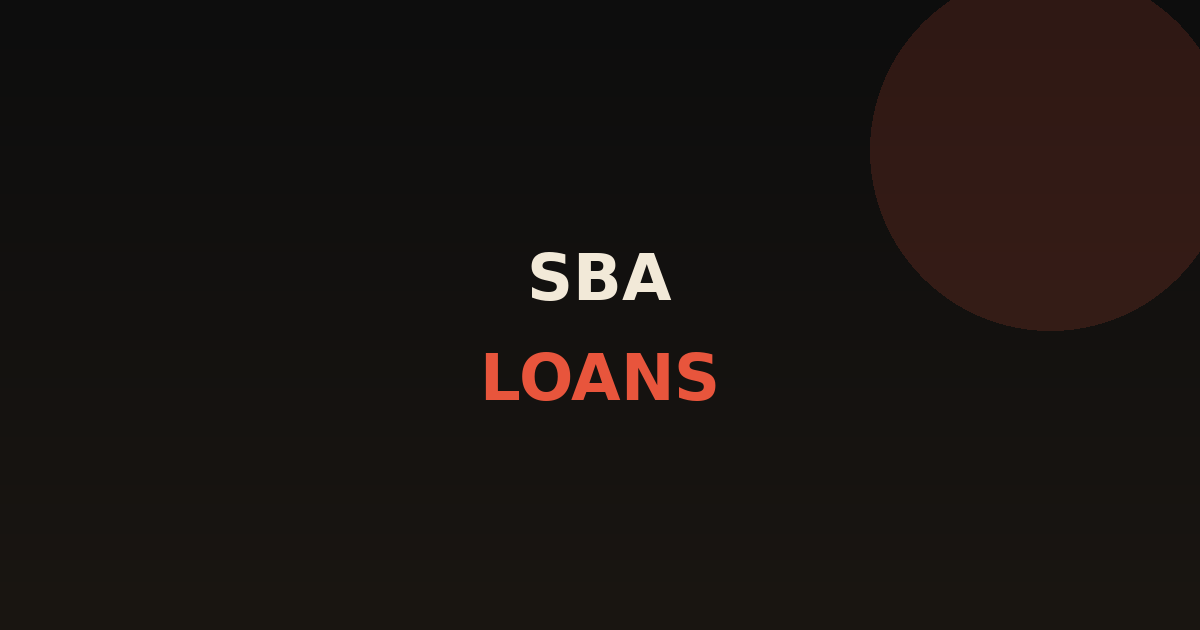 SBA Loans for Commercial Real Estate